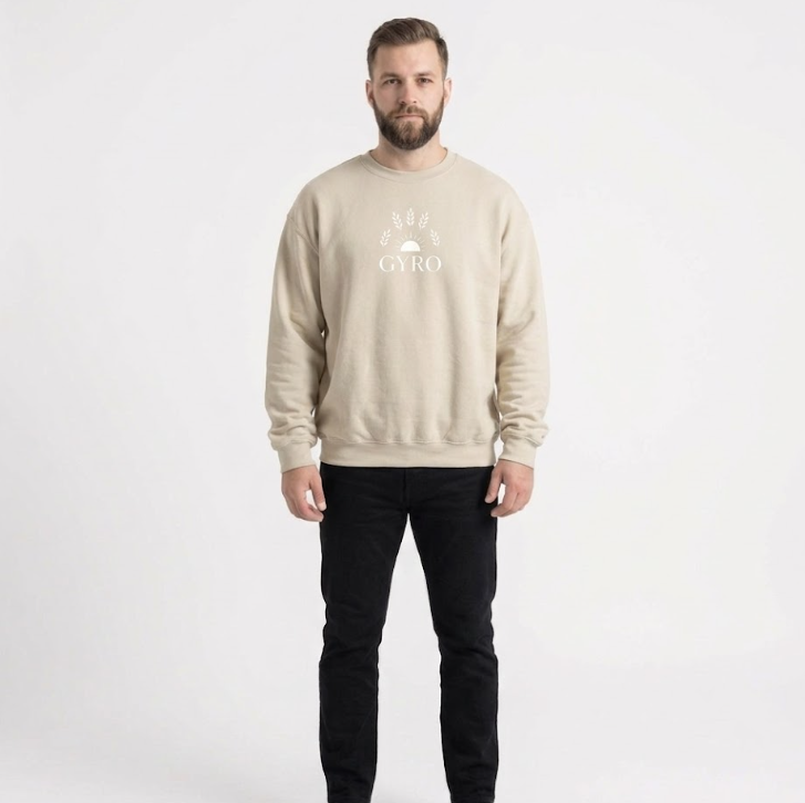 GYRO Crewneck Sand